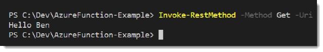 Run the command!