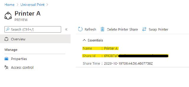 Printer A